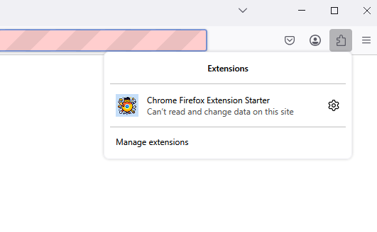 02. extension running in firefox